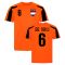 Holland Sports Training Jersey (Orange-Black) (De Vrij 6)