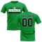 Personalised Nigeria Fan Football T-Shirt (green)