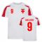 Alan Shearer England Sports Training Jersey (White-Red)