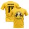 Erling Haaland Dortmund Illustration T-Shirt (Yellow)