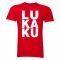 Romelu Lukaku Man Utd T-Shirt (Red/White) - Kids