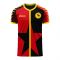 Angola 2025-2026 Home Concept Football Kit (Viper) - Kids (Long Sleeve)