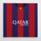 Barcelona 14/15 Football Canvas Print