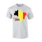 Belgium 2014 Country Flag T-shirt (grey)
