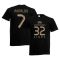 2012 Real Madrid Champions T-Shirt (Black) - Ronaldo 7