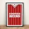 Bournemouth 1985 Football Shirt Art Print
