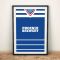 Brighton 1985 Football Shirt Art Print