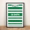 Celtic 95/97 Football Shirt Art Print