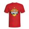 Spain Country Logo T-shirt (red)