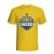 Sweden Country Logo T-shirt (yellow) - Kids