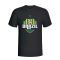 Brazil Country Logo T-shirt (black) - Kids