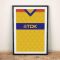 Crystal Palace 97/98 Away Football Shirt Art Print