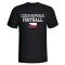 Czech Republic Football T-Shirt - Black