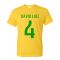 David Luiz Brazil Hero T-shirt (yellow)