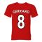 Steven Gerrard Liverpool Hero T-Shirt (Red)
