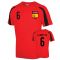 Spain Sports Training Jersey (a.iniesta 6) - Kids