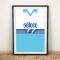 Lazio 1992 Football Shirt Art Print