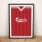 Liverpool 1995 Football Shirt Art Print