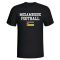 Mozambique Football T-Shirt - Black