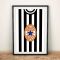 Newcastle 1997 Football Shirt Art Print