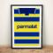 Parma 1999 Football Shirt Art Print