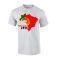Portugal 2014 Country Flag T-shirt (grey)
