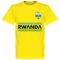 Rwanda Team T-shirt - Yellow