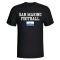 San Marino Football T-Shirt - Black