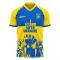 I Stand With Ukraine Concept Football Kit (Libero)