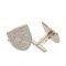 West Ham United FC Sterling Silver Crest Cufflinks