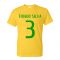 Thiago Silva Brazil Hero T-shirt (yellow)