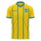 Ukraine 2023-2024 Home Concept Football Kit (Libero) - Kids (Long Sleeve)