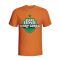 Ivory Coast Country Logo T-shirt (orange)