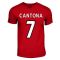 Eric Cantona Manchester United Hero T-shirt (red)