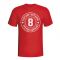 Steven Gerrard Liverpool Captain Fantastic T-shirt (red)