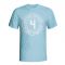 Vincent Kompany Man City Captain Fantastic T-shirt (sky Blue)