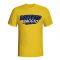 Roberto Baggio Comic Book T-shirt (yellow)