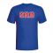 Serbia Country Iso T-shirt (blue)