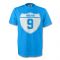 Gonzalo Higuain Argentina Crest Tee (sky Blue)