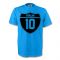 Diego Forlan Uruguay Crest Tee (sky Blue)