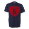 Xavi Barcelona Crest Tee (navy)