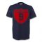 Luis Suarez Barcelona Crest Tee (navy) - Kids