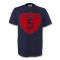 Carlos Puyol Barcelona Crest Tee (navy) - Kids