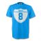 Samir Nasri Man City Crest Tee (sky Blue) - Kids