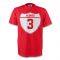 Xabi Alonso Bayern Munich Crest Tee (red) - Kids
