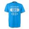 Edinson Cavani Uruguay Uru T-shirt (sky Blue)