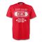 Denmark Den T-shirt (red) Your Name