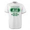 Algeria Alg T-shirt (white) Your Name