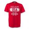 United States Usa T-shirt (red) Your Name (kids)