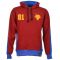 Aston Villa Number 81 Retro Hoodie - Claret / Sky Blue